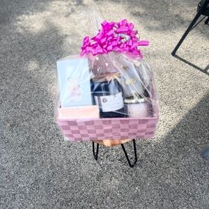 Woman’s gift basket